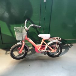 Prinsess meisjes fiets